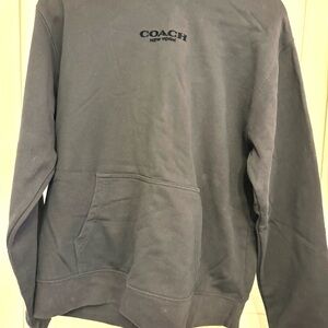 Coach dark Navy hooded Sweatshirt